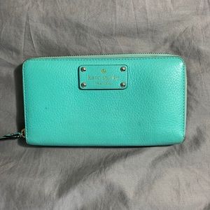 Kate Spade mint color wallet